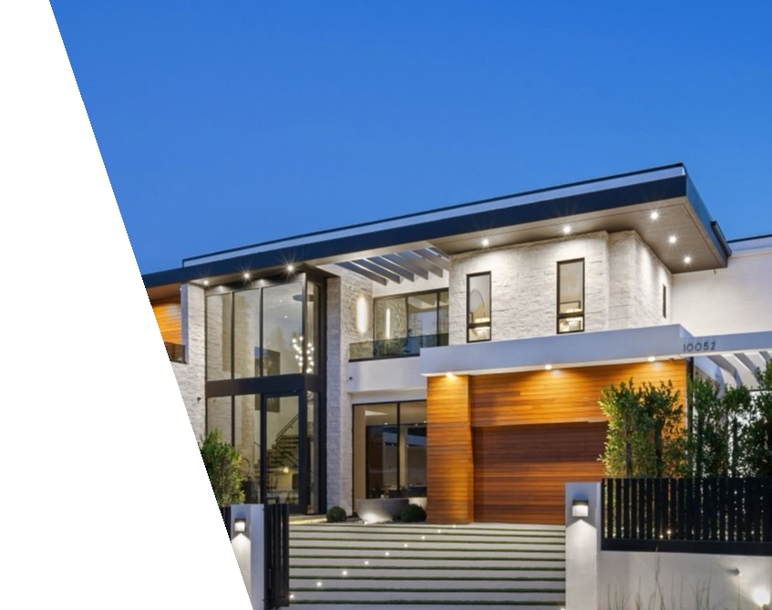 Detached family home with landscaping